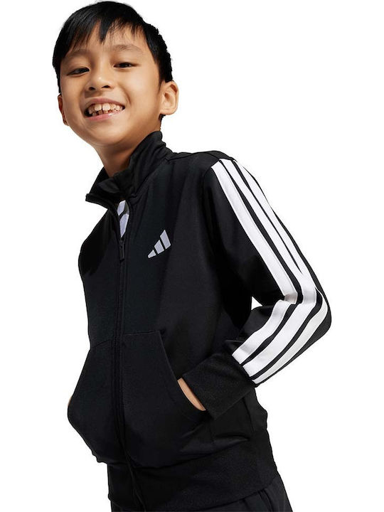 Essentials Kinder Trainingsanzüge Mit Jacke Schwarz/Weiß 2Stücke