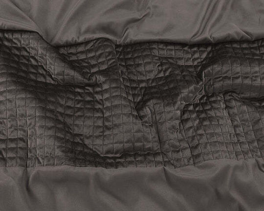Sleep Time Schlafzeit Bettbezug Set 140x200cm Einzel mit Kissenbezug Taupe