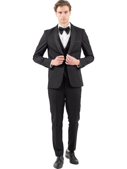Summer Men's Groom's Suit Black