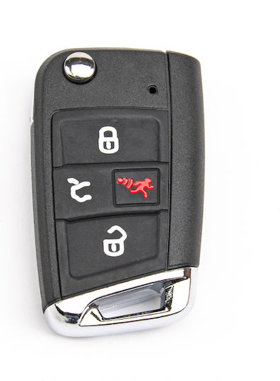 Autoschlüsselhülle Klappbar VW Touran Skoda Superb Seat Altea 4 Schaltflächen