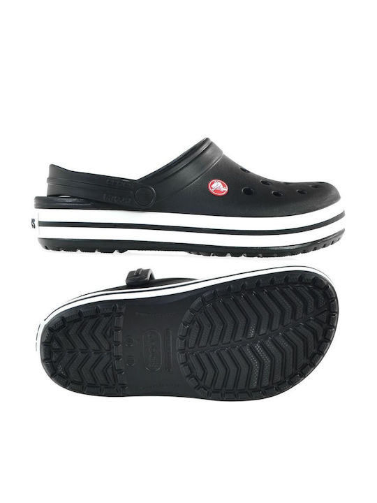 Crocs Crocband Ανδρικά Ανατομικά Σαμπό Μαύρα