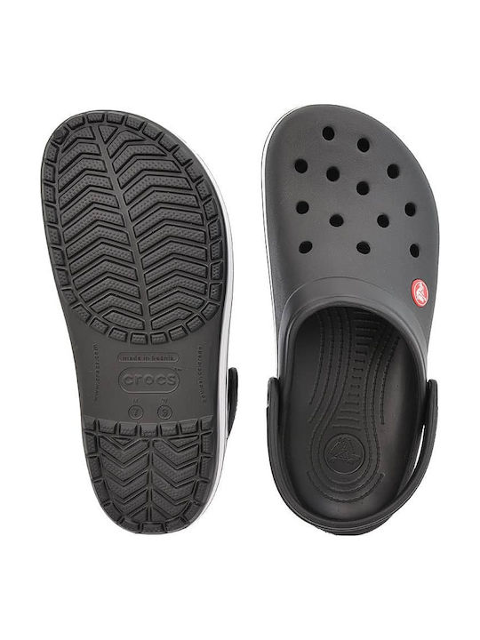 Crocs Crocband Ανδρικά Ανατομικά Σαμπό Μαύρα