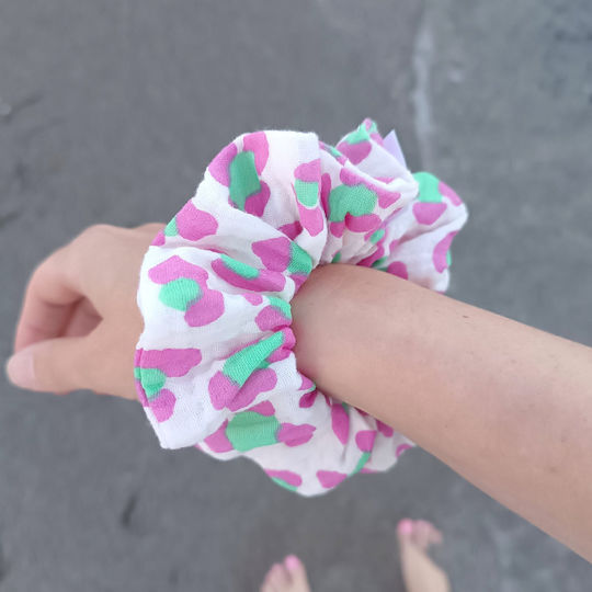 Magnolia Handmade Ластик За Коса Splash Леопард Случаен Избор