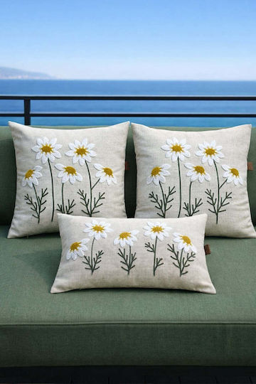 SteweHome Decorative Pillow Case Cream