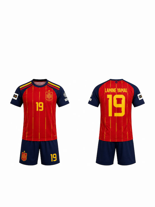 Ing Drop Kinder Nationalmannschaften Trikot Set Spanien Lamine Yamal Es55327-19