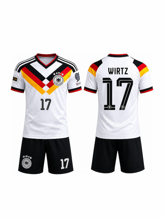 Kids National Team Germany Jersey Kit Shorts Wirtz Ge55327-17