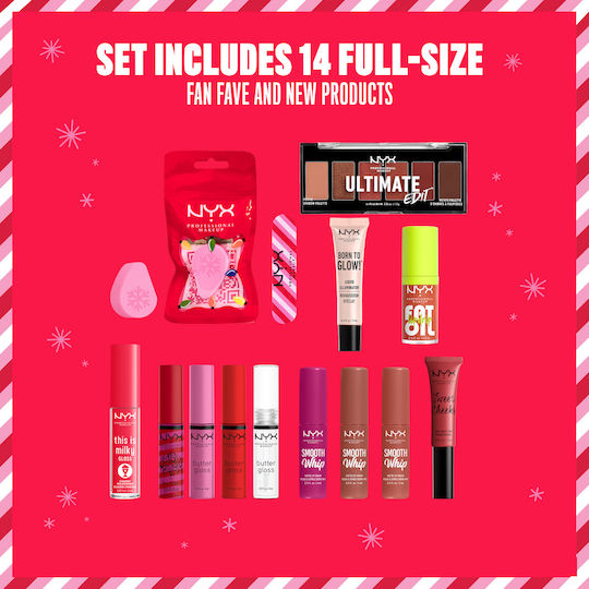 NYX Professional Makeup Fa. La. La. La. Land Σετ Μακιγιάζ για Πρόσωπο, Μάτια & Χείλη 15τμχ