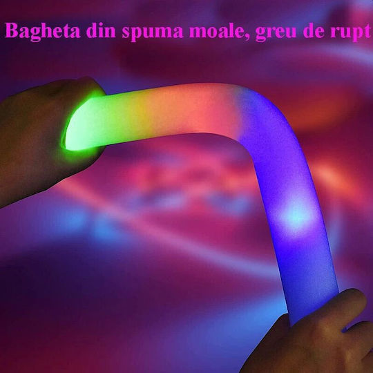 Set 10 Foam Led Sticks 46 Cm Length Parties