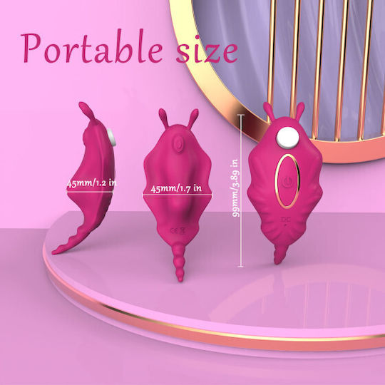 SMD Clitoral Vibrator With Remote Control Fuchsia