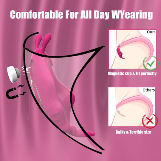 SMD Clitoral Vibrator With Remote Control Fuchsia