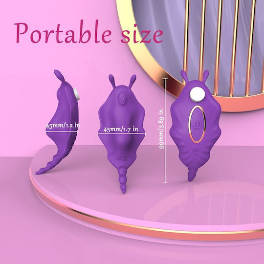 SMD Klitoris Vibrator mit Fernsteuerung Lila