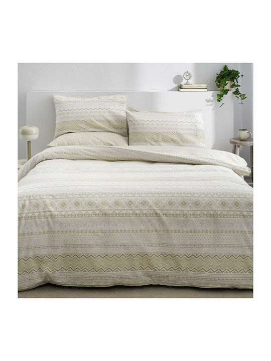 Vesta Home Elea 1 Σετ Σεντόνια King Size 270x270εκ. Μπεζ (4τμχ)