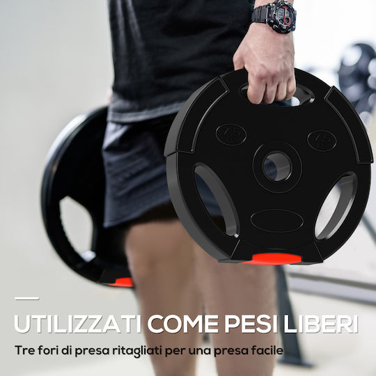 Sportnow Δίσκος 1 x 7.5kg Φ25mm με Λαβές