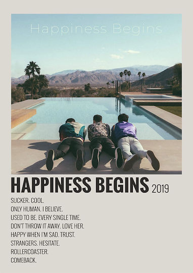 Happiness Begins | Jonas Brothers Ξύλινο