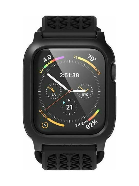Catalyst Impact Protection Θήκη Σιλικόνης σε Μαύρο χρώμα για Apple Watch 44mm Series 4, 5