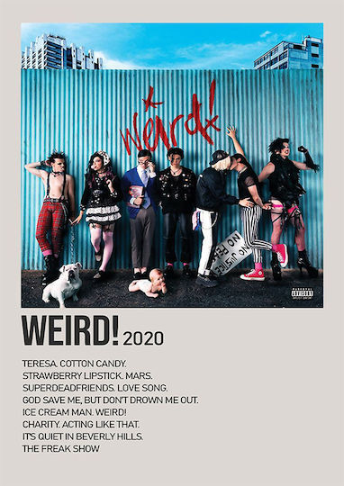Weird! | Yungblud Ξύλινο