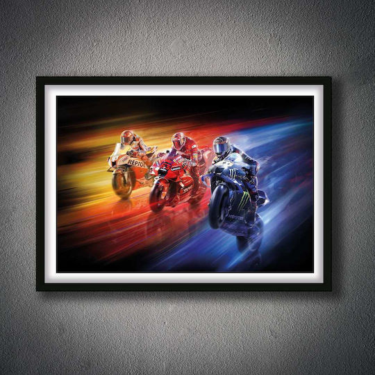 Motogp Márquez / Bagnaia / Quartararo Ξύλινο