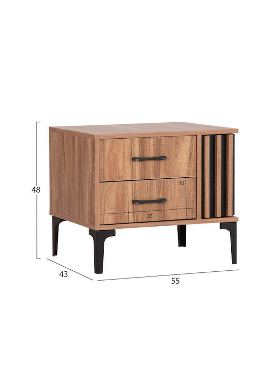 Bedroom Furniture Set 160x200cm 6 Pieces