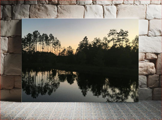 Sunset Reflections On A Lake Αντανακλάσεις Ηλιοβασιλέματος Σε Μια Λίμνη 1