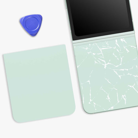 Clappio Lower Back Glass Galaxy Z Flip 6 Integrated Adhesive Pale Green