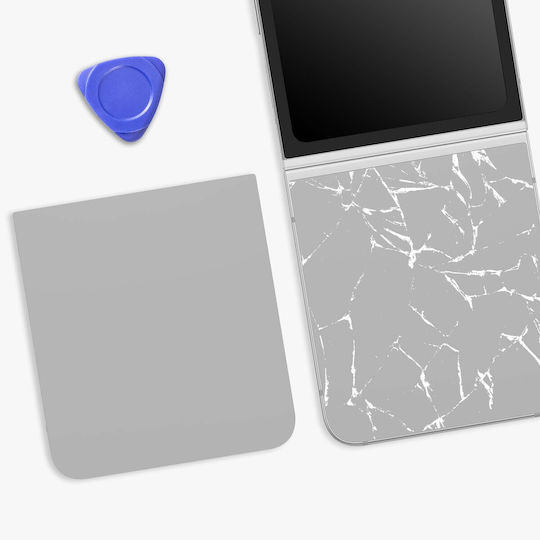 Clappio Sticlă Spate Inferioară Galaxy Z Flip 6 Adeziv Integrat Gri