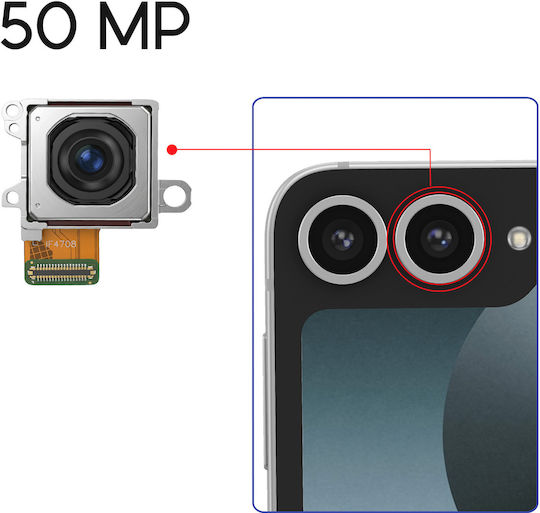 Samsung Original Rear Camera Galaxy Z Flip 6 50mp Main Sensor Black
