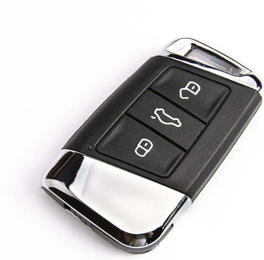 Дистанционно Ключ За Кола Vw Golf Skoda Fabia Seat Ateca 3 Бутона