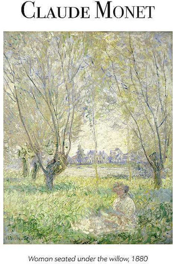 Claude Monet - Woman Seated Under The Willow A Ξύλινο