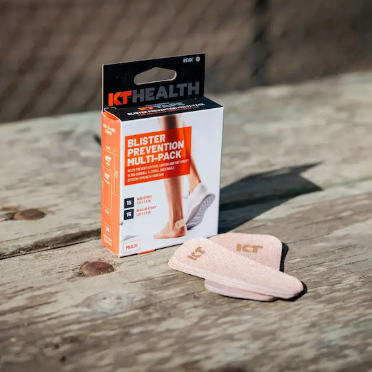 Kt Tape Health Blister Ταινία Πρόληψης Φουσκάλων Προ-κομμένη Beige 9cm 30τμχ