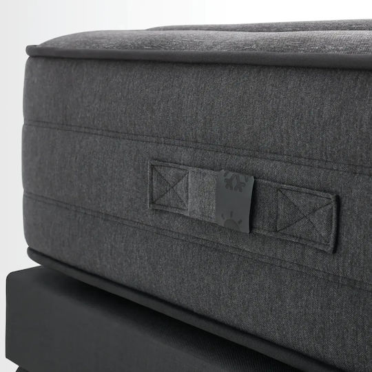 Ypnos Υπέρδιπλο Ανατομικό Στρώμα Memory Foam Διπλής Όψης 160x200cm με Ανεξάρτητα Ελατήρια