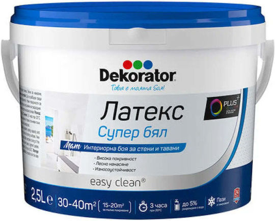 Latex Super Weiß 2.5 L Dekorator