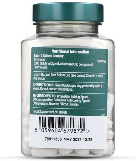 Holland & Barrett Bromelain 500mg 90 ταμπλέτες