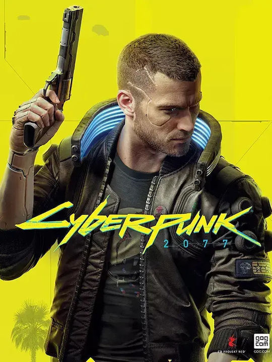 Gaming Poster Cyberpunk Gm2304 40cm X 50cm Premium Μαύρο Ξύλινο Κάδρο