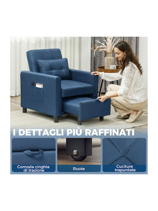 Relax Armchair Blue 69x82x85cm