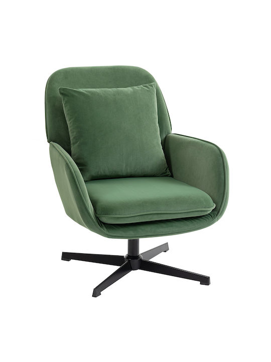 Relax Drehbarer Grüner Sessel 73x83.5x85cm
