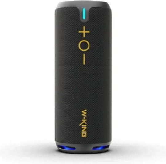 W-King D320 Waterproof Bluetooth Speaker 40W with Battery Life up to 24 Hours Black