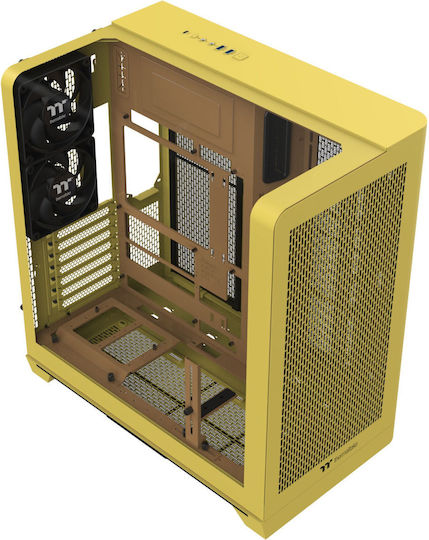 Thermaltake View 390 Air Gaming Midi Tower Computer Case with Side Window Butter Caramel