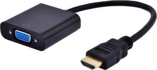 Real Safe CVT-125 Konverter HDMI männlich zu VGA weiblich Weiß 1Stück