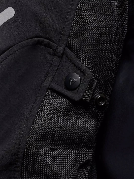 Dainese Super Sprint Air Tex Χειμερινό Γυναικείο Μπουφάν Μηχανής Softshell Αδιάβροχο Black/White