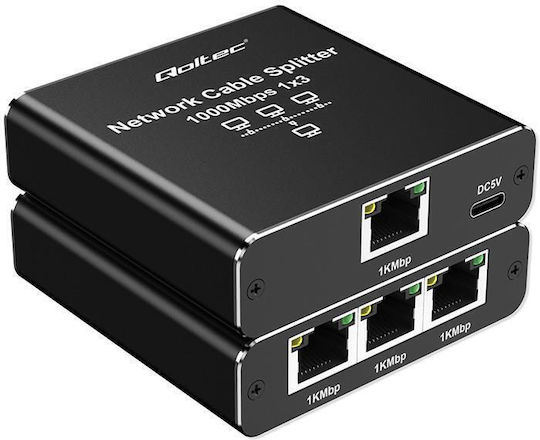 Qoltec L2 Switch με 2 Θύρες Gigabit (1Gbps) Ethernet