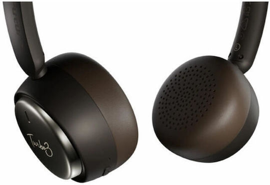 HiFuture Turbo 3 Wireless Bluetooth On Ear Headphones with 40 Hours Playing Time Brown