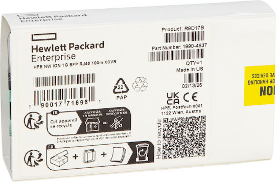 Multimode Sfp Fibre Module Hpe R9d17b