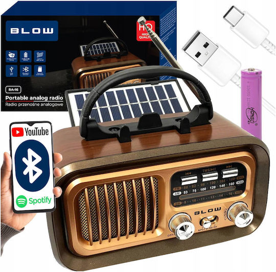 Blow RA16 Portable Solar Radio with USB