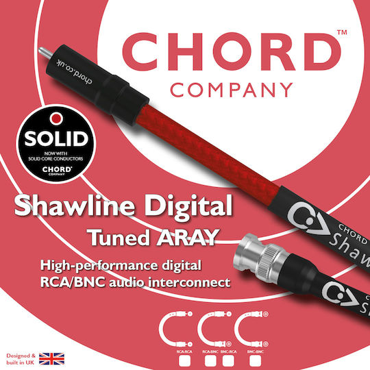 Chord Shawline Digital 1m RCA male Cable