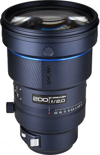 Laowa Full Frame Φωτογραφικός Φακός 200mm f/2 Σταθερός για Canon EF Mount Μαύρος