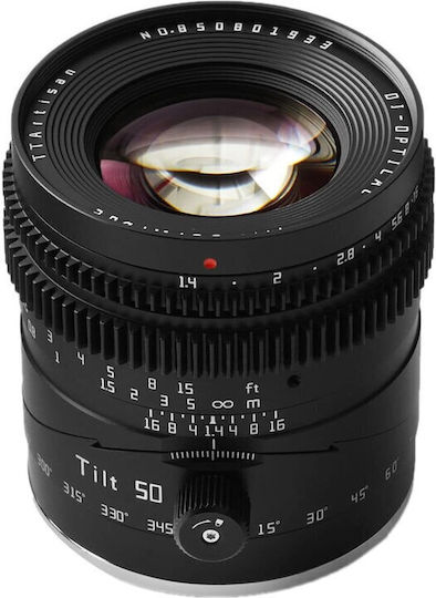 TTArtisan Full Frame Φωτογραφικός Φακός M43 Black T F5014 Σταθερός για Micro Four Thirds (MFT) Mount Μαύρος