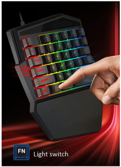 22352-600-50-05 Gaming Keyboard with RGB Lighting English US