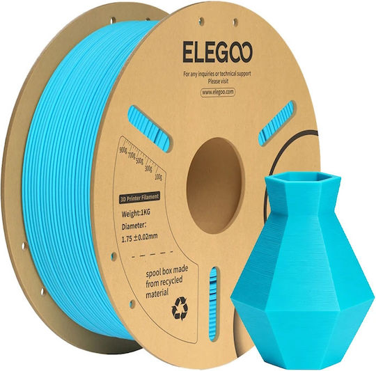 Elegoo PLA+ 3D Drucker Filament 1,75mm Blaue 1kg 1 Stück (Spule)