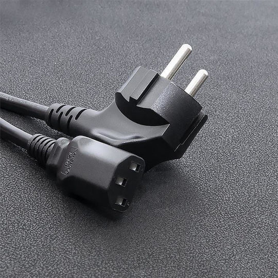Qoltec Schuko - IEC C13 Kabel 1.5m Schwarz (50368)