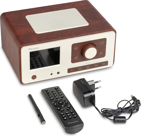 Audizio Dozza Radio de Birou Electric DAB+ cu Bluetooth Lemn